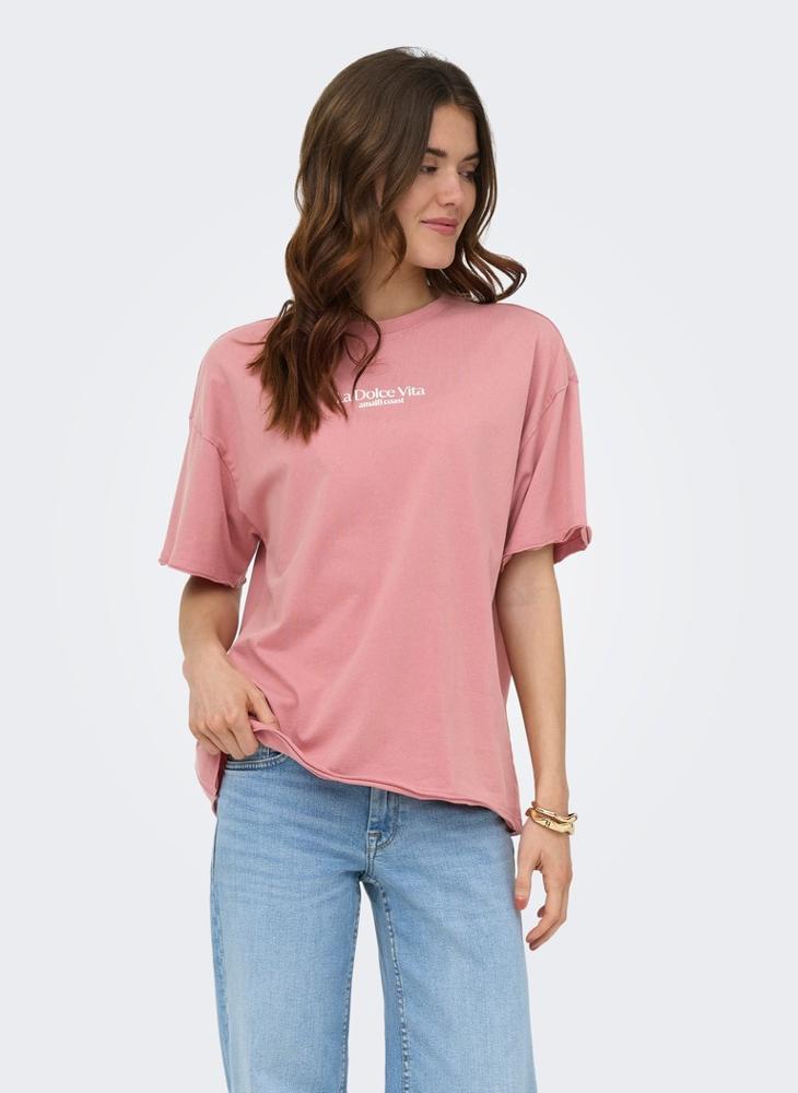 ONLY Oversized Short-Sleeve Box Top - Image 1