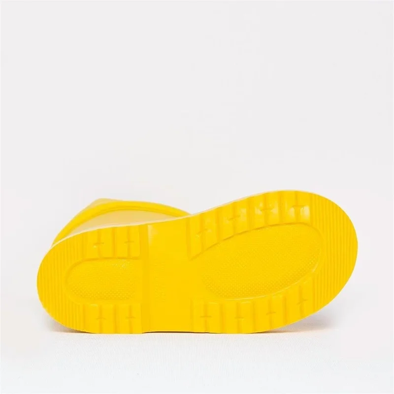 ايجور Chufo Cuello Borreguillo Kids Fur Amarillo Yellow Rain Boots W10101-008 V2