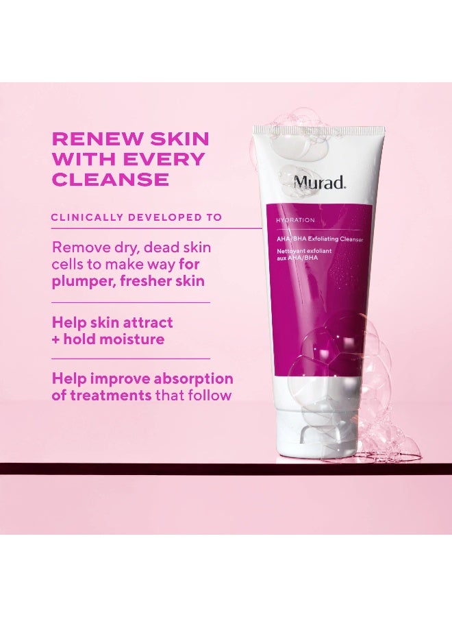 Murad منظف مقشر AHA/BHA مع حمض الساليسيليك - ينظف بعمق، يقشر ويصفّي المسام لبشرة أكثر نعومة وإشراقًا (148 مل) - Image 3