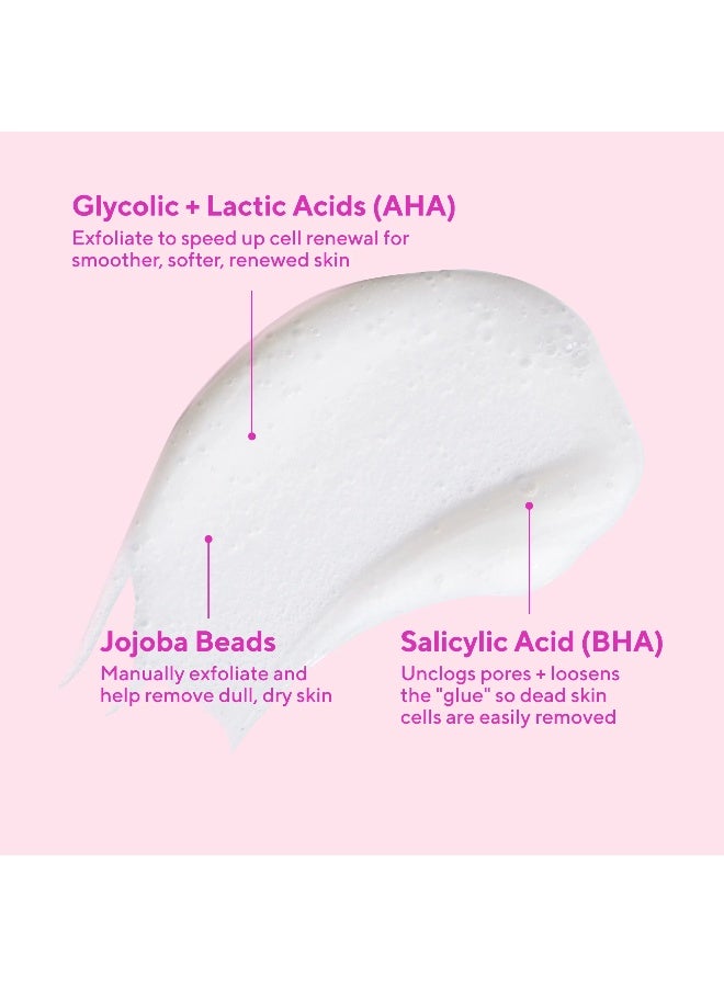 Murad منظف مقشر AHA/BHA مع حمض الساليسيليك - ينظف بعمق، يقشر ويصفّي المسام لبشرة أكثر نعومة وإشراقًا (148 مل) - Image 4