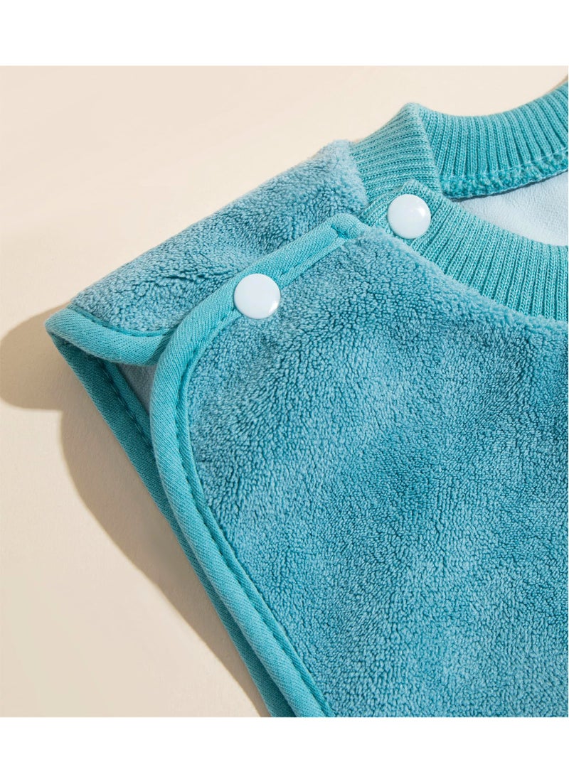 Bebiland 2Pcs Baby Bibs for Boys and Girls, Waterproof Toddler Bibs for 1-5 Years with Good Absorbent  - Image 3