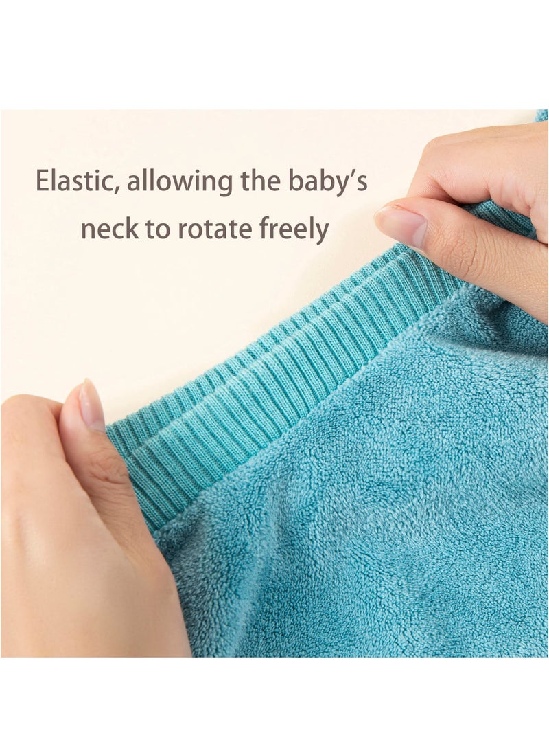 Bebiland 2Pcs Baby Bibs for Boys and Girls, Waterproof Toddler Bibs for 1-5 Years with Good Absorbent  - Image 4