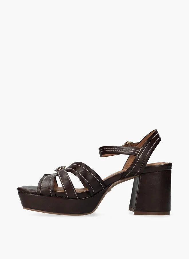 MEXX BROWN Women Tobie Nicky Block Heel Sandals for Women | Best Price UAE