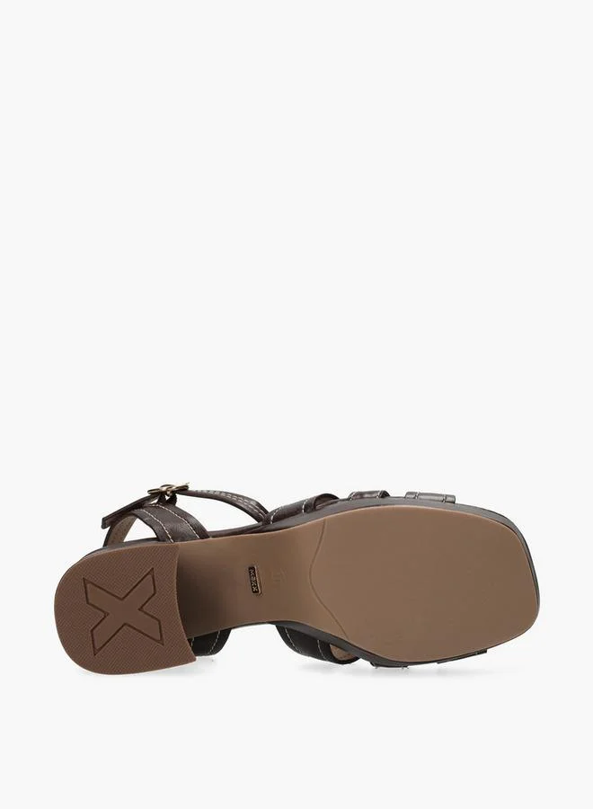 MEXX BROWN Women Tobie Nicky Block Heel Sandals for Women | Best Price UAE