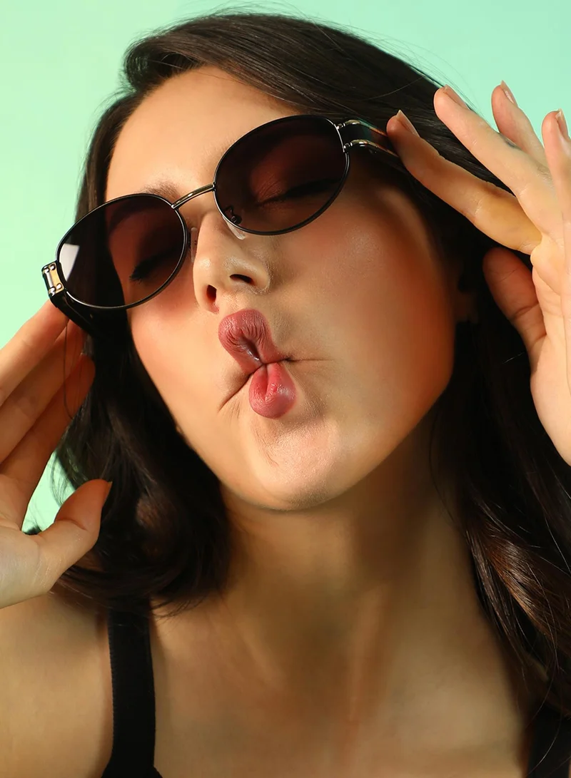 صوص هاوت Full Rim Oval Sunglasses