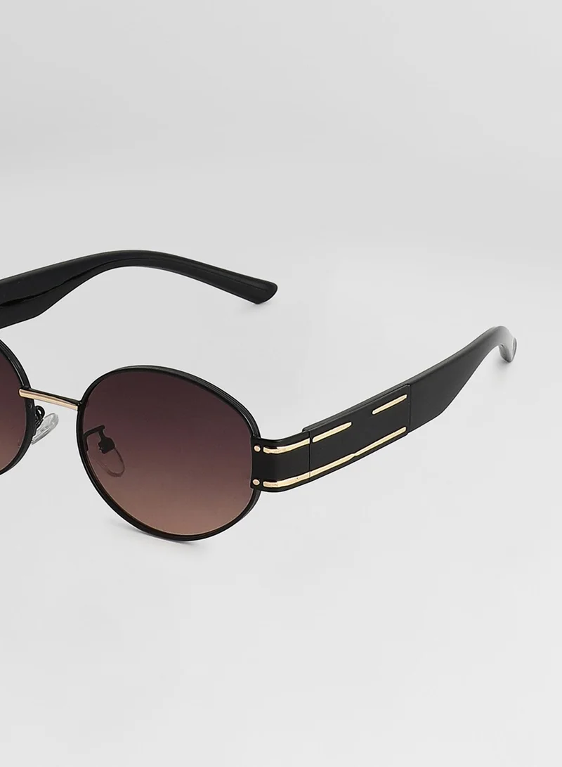 صوص هاوت Full Rim Oval Sunglasses