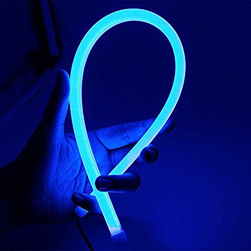 AOWBIKES Flexible 30cm Long Headlight Neon LED DRL Tube (BLUE) For Yamaha YZF-R15 S (AOWbikesck Of 1) - Image 2