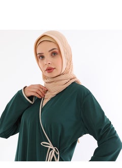 Elanesa  Dark Green Side Muslim Dress  - Image 4