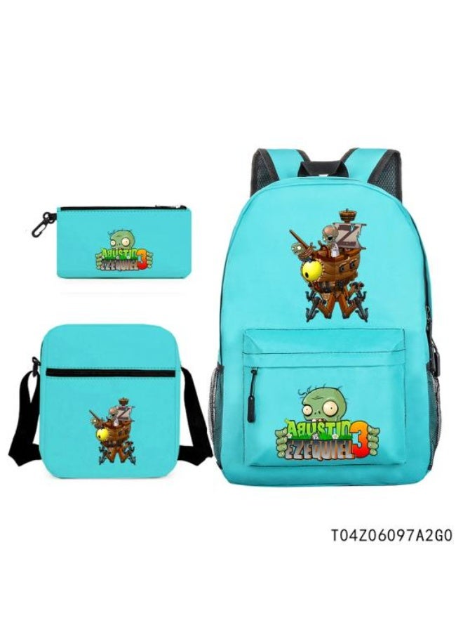 Anime style exquisite backpack three-piece set, creative design, super storage strength - 1187 - Image 1