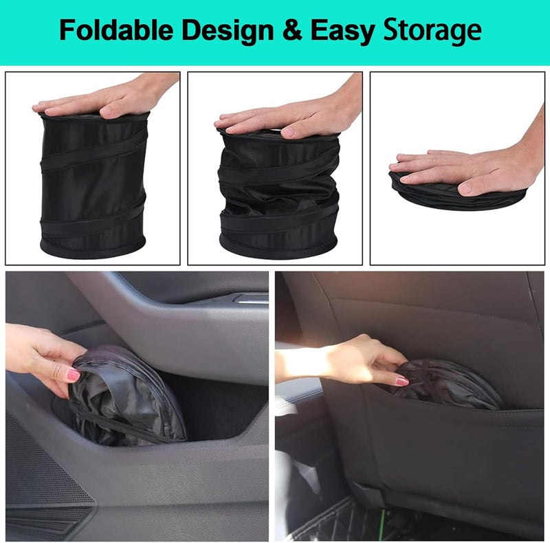 SANTUO Portable Collapsible Car Bin - Water Resistant Trash Bin for Vehicle - Image 5