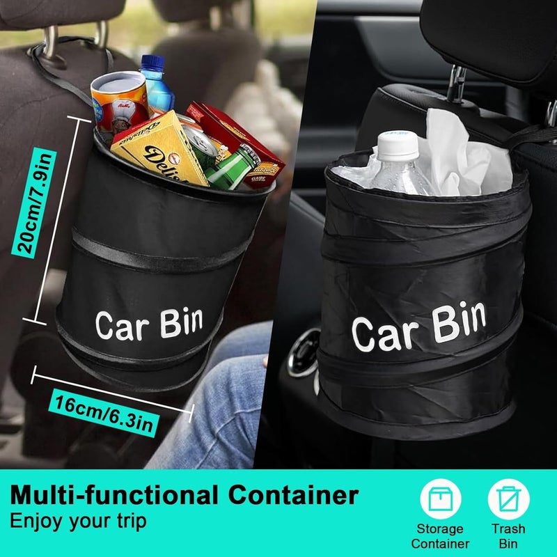 SANTUO Portable Collapsible Car Bin - Water Resistant Trash Bin for Vehicle - Image 2