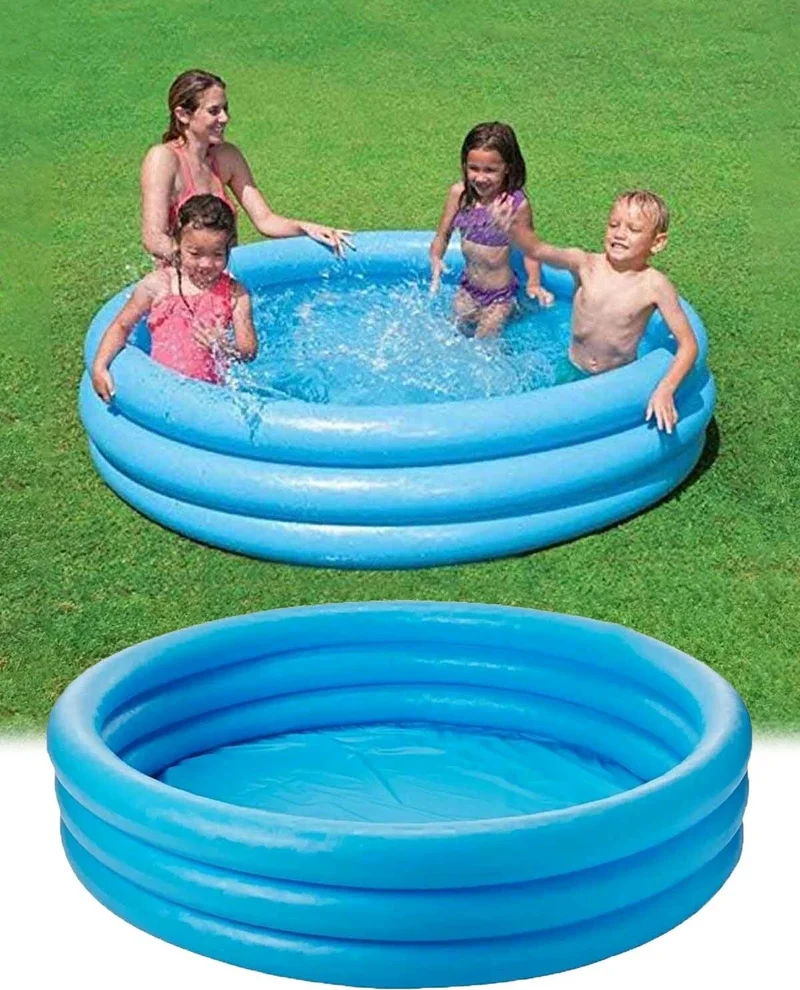 INTEX Crystal Blue Inflatable Children's Pool 168X38 cm Ih 58446