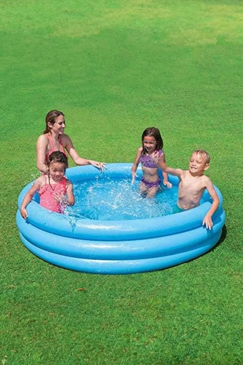 INTEX Crystal Blue Inflatable Children's Pool 168X38 cm Ih 58446