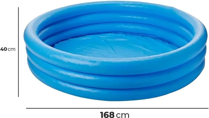 INTEX Crystal Blue Inflatable Children's Pool 168X38 cm Ih 58446