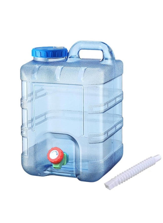Nasmodo 20 Litre Camping Water Can with Tap Portable Camping Picnic Hiking Water Tank Storage Container for Travelling Water Camper Dispenser Barrel with Faucet(Blue) - Image 1