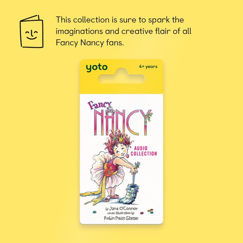 Yoto Fancy Nancy Audio Collection â€“ Kids Audio Card for Use with Player & Mini All-in-1 Audio Device, Screen-Free Listening with Fun Stories for Playtime Bedtime & Travel, Ages 4+ - Image 2