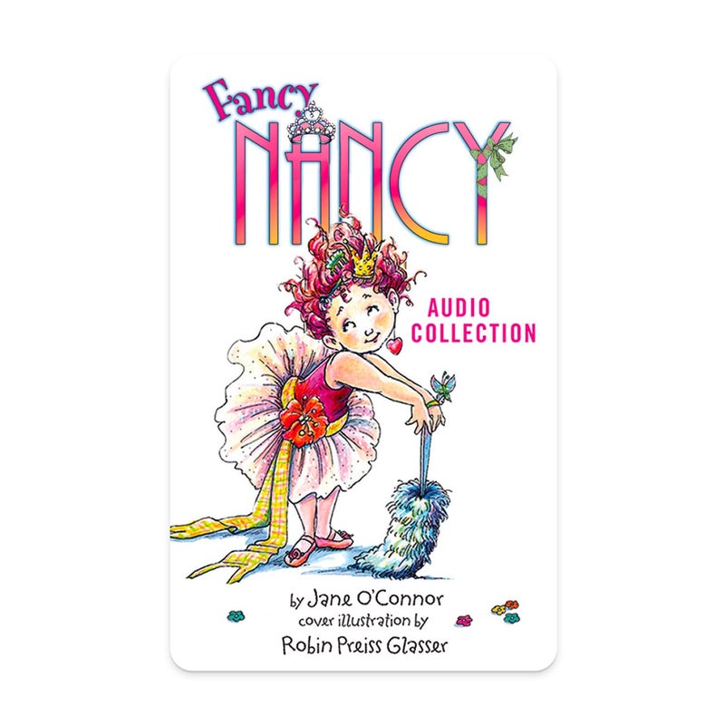 Yoto Fancy Nancy Audio Collection â€“ Kids Audio Card for Use with Player & Mini All-in-1 Audio Device, Screen-Free Listening with Fun Stories for Playtime Bedtime & Travel, Ages 4+ - Image 1