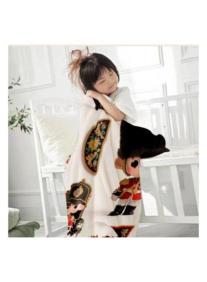 general Flannel thin blanket (warm and comfortable, suitable for sleep, gaming, dust removal and sandproof) 150cm*200cm - 370 - Image 1