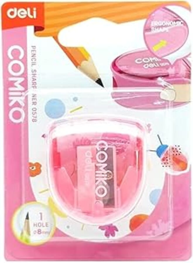 Deli 0578 Pencil Sharpener - Assorted Colors