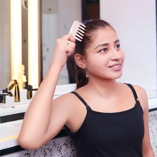 soulvinee Bronze Kansa Gua Sha Manual Handheld Massager Tool - Kansa Comb With Handle -Tendon Massage Scraping Tool Muscle Pain Relief, Myofascial Stress Release And Breaking Up Scar Tissue - Image 3