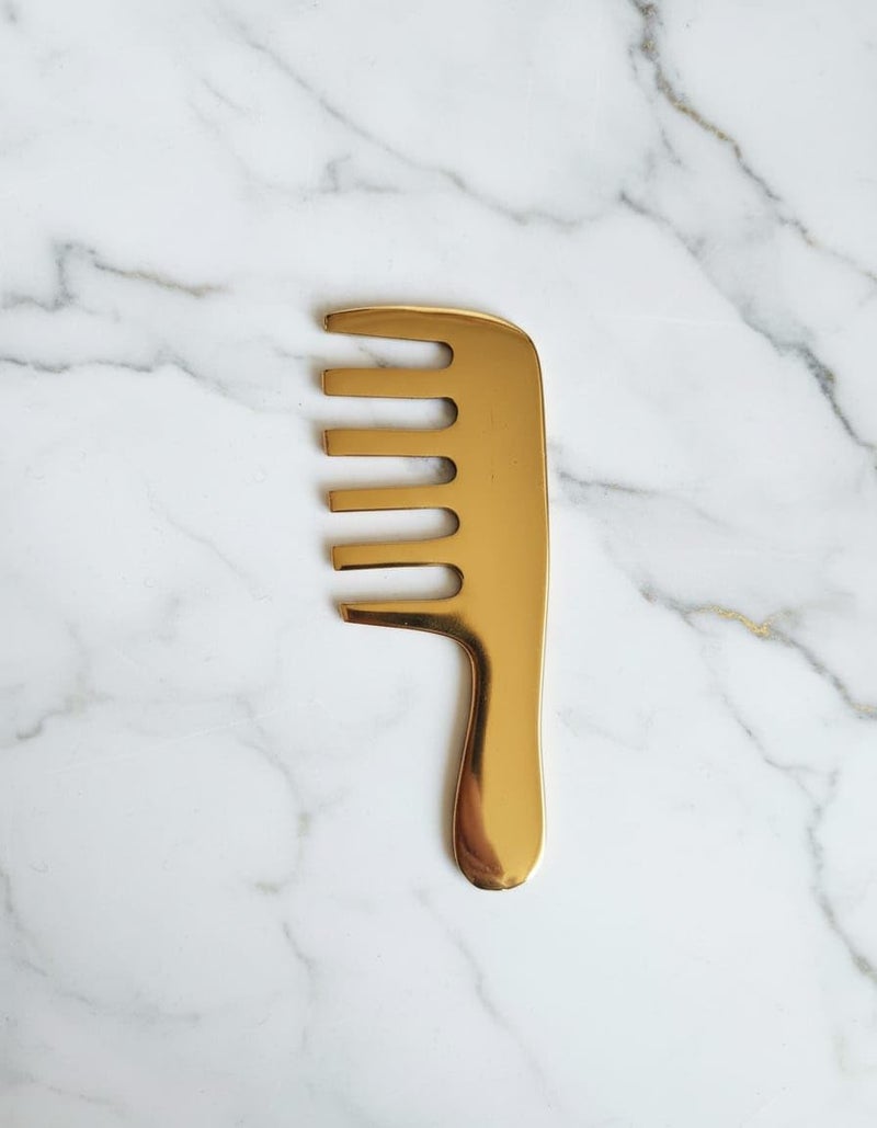 soulvinee Bronze Kansa Gua Sha Manual Handheld Massager Tool - Kansa Comb With Handle -Tendon Massage Scraping Tool Muscle Pain Relief, Myofascial Stress Release And Breaking Up Scar Tissue - Image 4