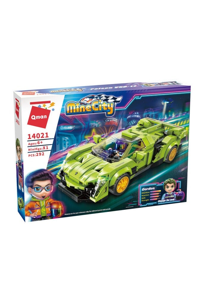 Qman Qman Poison VNO-12 (292 PCS) - Innovative Combat Vehicle Building Set - Creative Construction Toy - Image 3