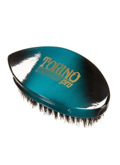 TORINO PRO WAVE BRUSHES BY BRUSH KING Torino Pro Curve Wave Brush 156 Medium 100% Boar Bristle Curved 360 Wave Palm Brush Great For Laying Down 360 Waves And Use Before Using Wave Cap Or Durag Luxury Wave Brush For Men 360  - Image 3
