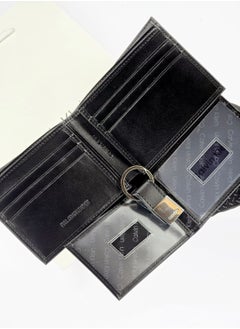 CALVIN KLEIN JEANS PLUS Calvin Klein Men's Leather Bifold Wallet with Key Fob  - Image 5