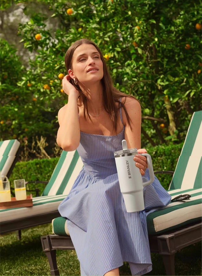 Stanley Stanley's new 40 oz vacuum insulated stainless steel mug with lid and straw for water, iced tea or coffee, smoothies, and more  - Image 2