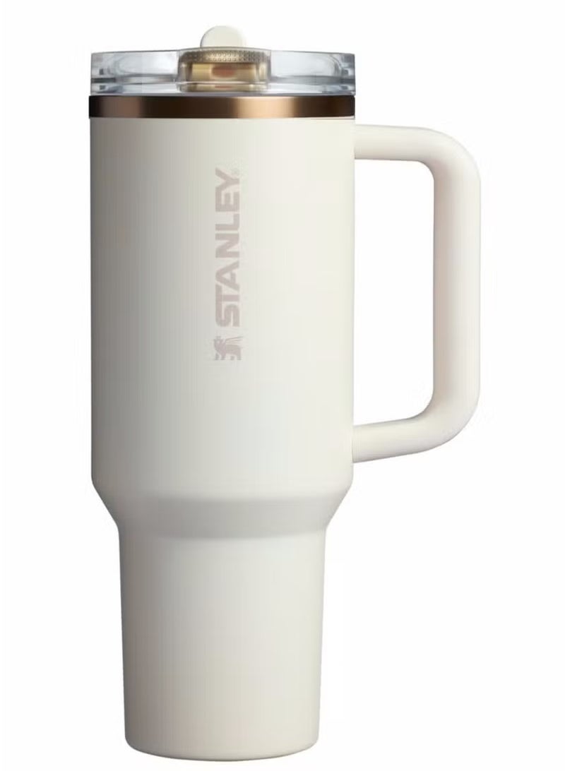 Stanley Stanley's new 40 oz vacuum insulated stainless steel mug with lid and straw for water, iced tea or coffee, smoothies, and more  - Image 1