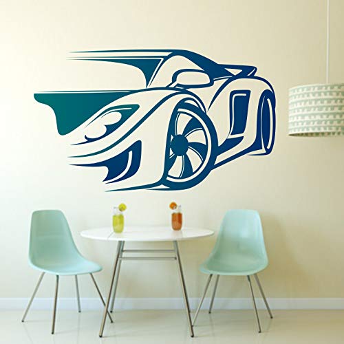 StickMe 'Sports Car Decorative - Creative - Colorful - Wall Sticker ' -SM173 (Multi Colour, Vinyl - 100cm X 60 cm) - Image 2
