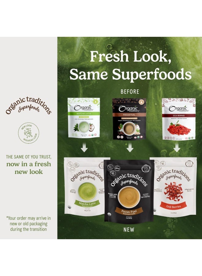 أورجانيك تراديشنز شراب ماتشا لاتيه مع البروبيوتيك، 150 جرام من أورجانيك تراديشنز - Image 2