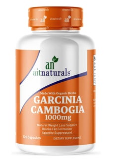 Garcinia Cambogia Extract 1000 Mg 120 Capsules Made With Organic Herbs Supports Natural Weight Loss, Blocks Fat Formation Appetite Suppressant
