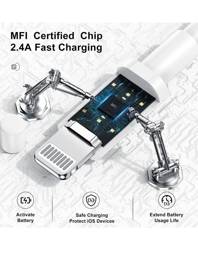 Generic - 3ft USB C to Lightning Cable - 6ft, Pack of 3 - Image 1