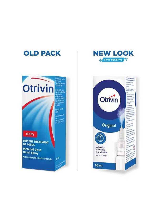 OTRIVIN - OTRIVIN 1% Adult Nasal Spray 10ml - Image 1
