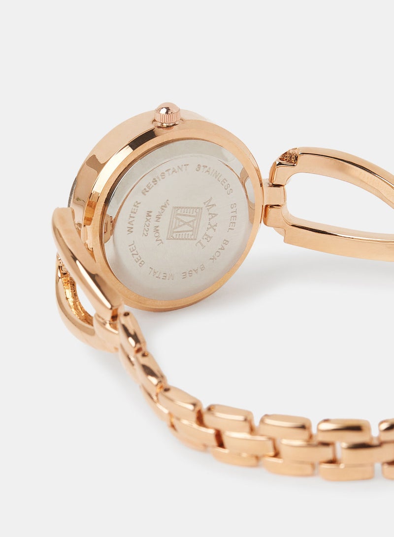 Maxel Women's Trendy Analog Wrist Watches MX50 - 28mm - Image 4