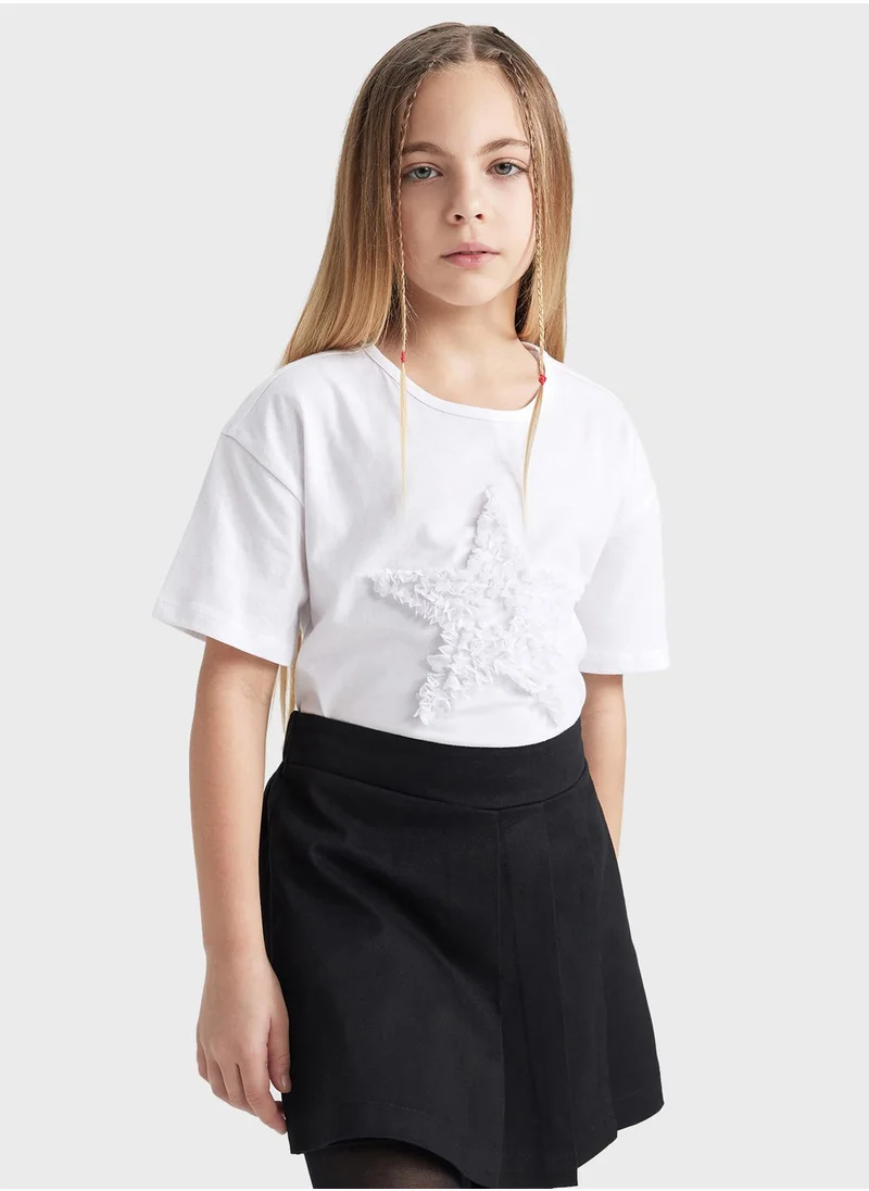 DeFacto Girl Relax Fit Short Sleeve Body