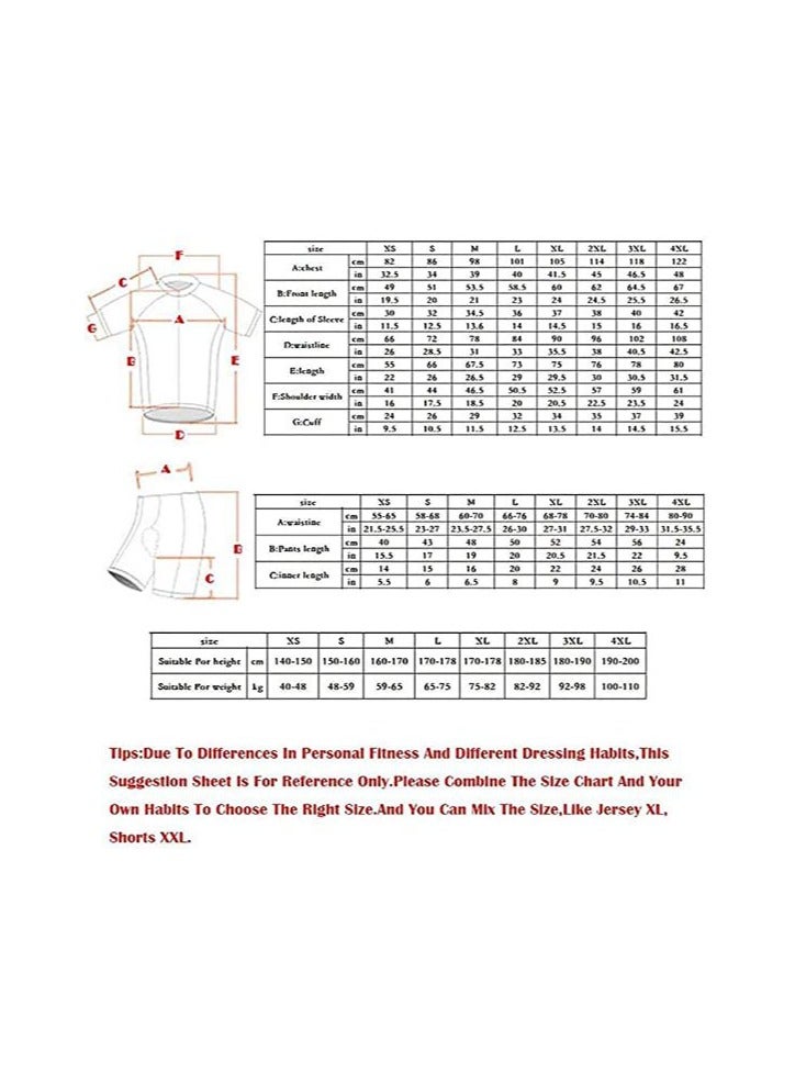 Nariele Summer Short Sleeved Cycling Suit Set - Image 2