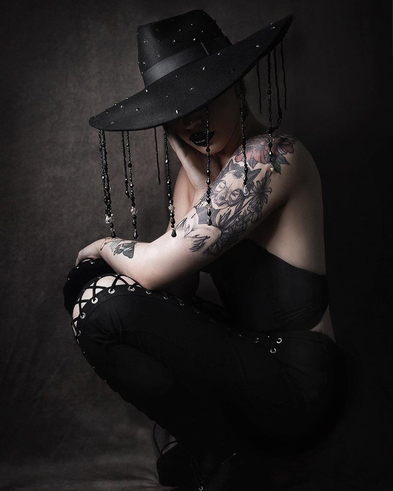 Kate 5x7ft/1.5x2.2m Dark Backdrop Black Abtract Texture Portrait Photo Backgrounds Photography Studio Props - Image 3