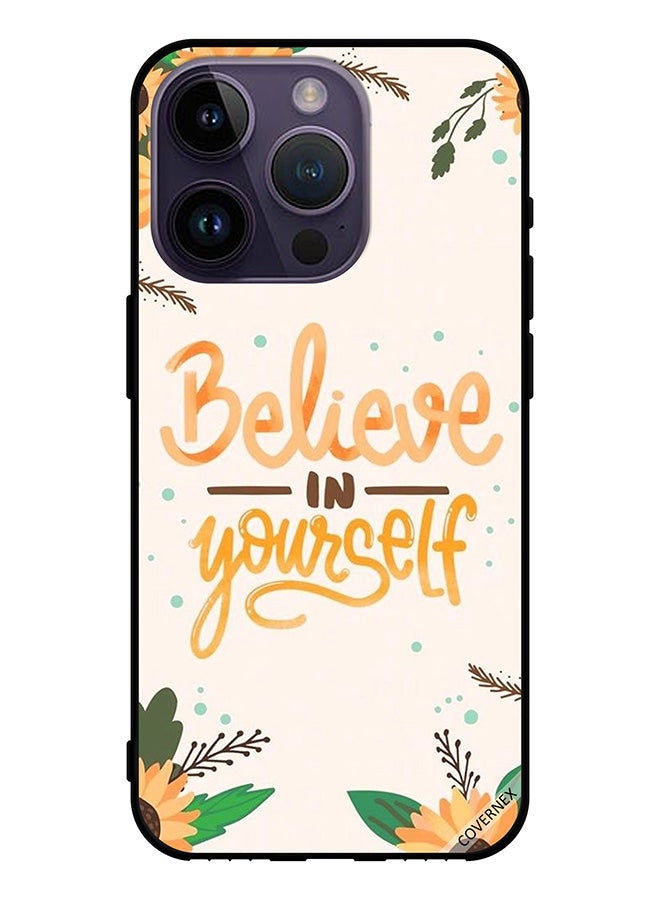 Covernex Protective Case Cover For Apple iPhone 14 Pro Believe In Yourself - Image 1
