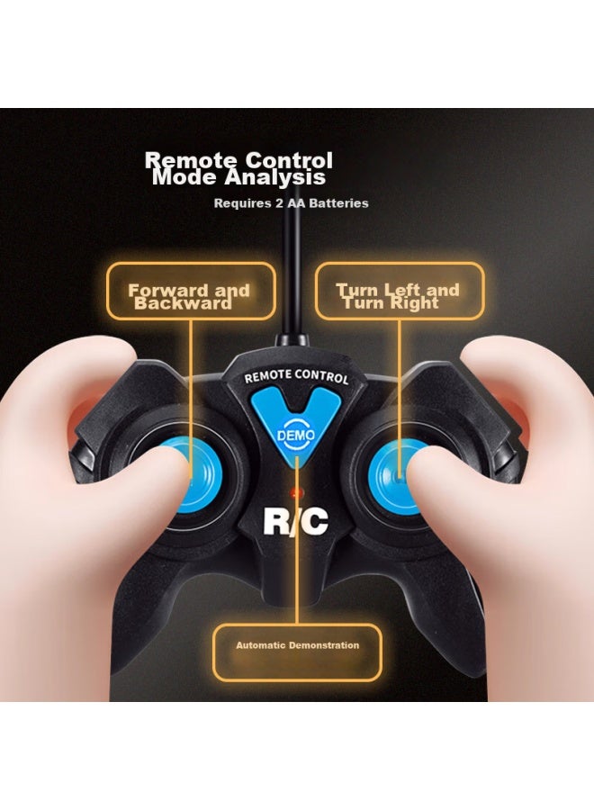 Aozhi Jia Remote Control Car Children's Toy For Boys 8-12 Years Old With Sound, Light, Transforming Flip-up Stunt Off-road Vehicle Birthday Gift - Image 5