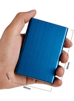 T NEWFUN Credit Card Holder Slim Metal Card Wallet Business Card holders Small Card Case for Men Women  - Image 3