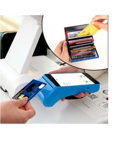 T NEWFUN Credit Card Holder Slim Metal Card Wallet Business Card holders Small Card Case for Men Women  - Image 5