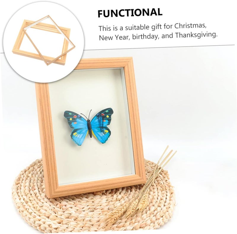 1pc Pressed Flower Display Frame Rustic Photo Frame for Artwork Dried Plants Decor Stand for Home Giving Special Occasions - Image 5