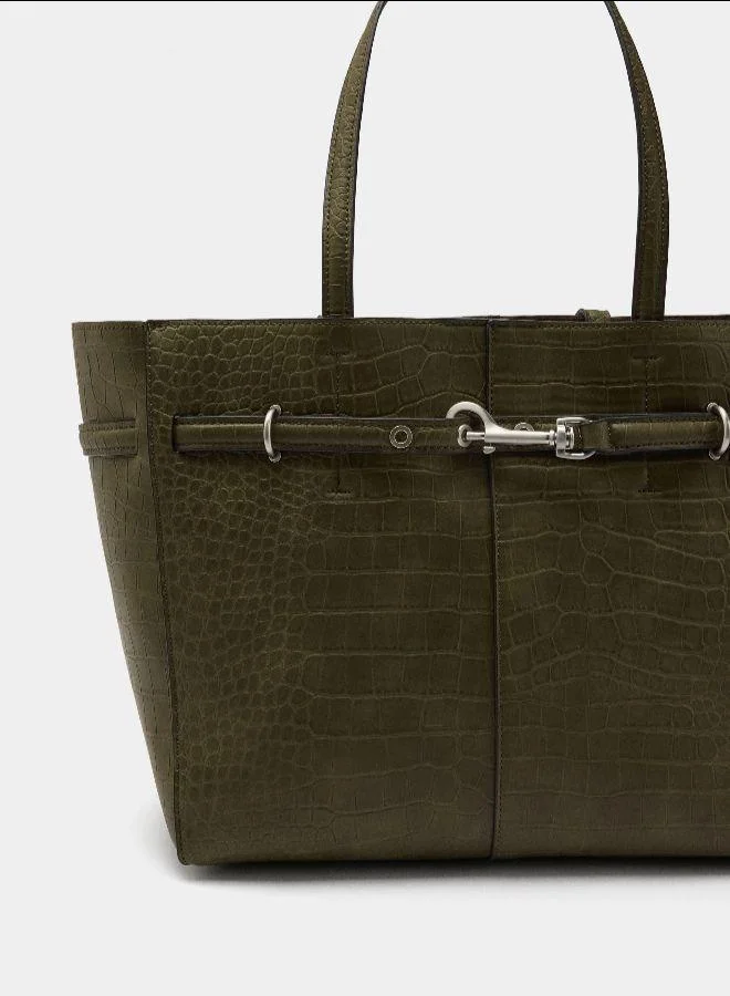 بارفوا حقيبة متسوق مع نقش حيواني