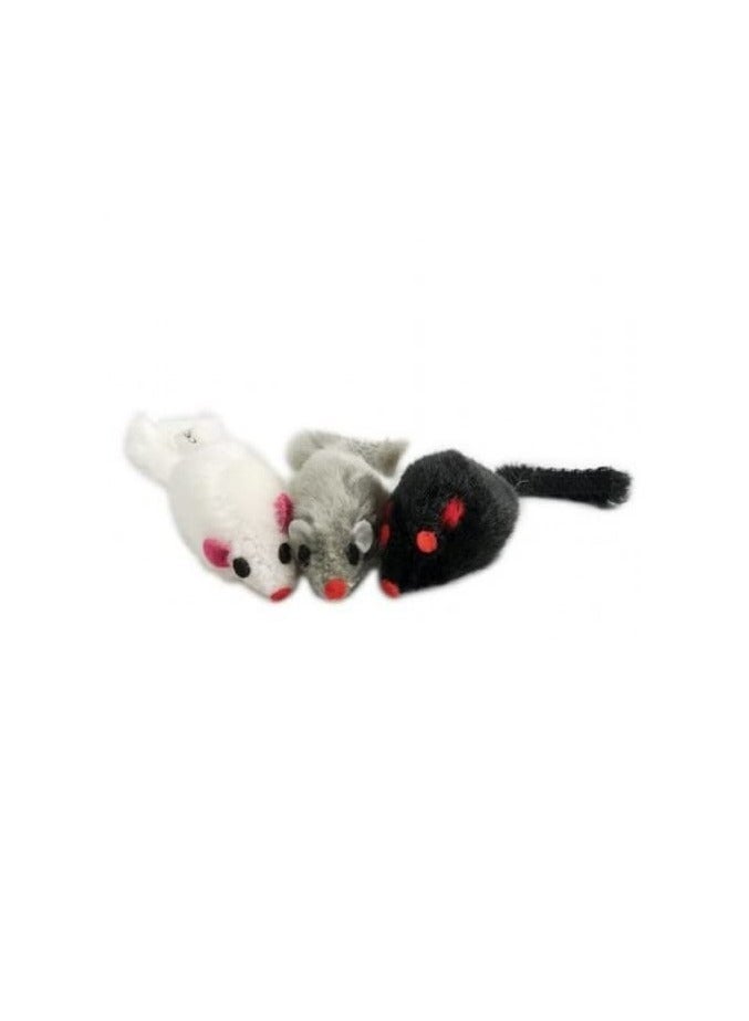 Midwest Pawise Plush Mice Cat Toy Assorted