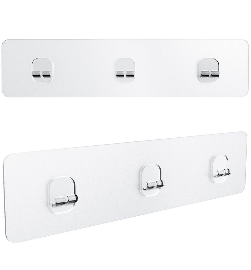 KINCMAX 2-Pack Strong Sticky Waterproof Heavy-Duty Wall Adhesives  Shower Caddy Adhesive Replacement Stickers  No-trace Wall Adhesives Hook Strip for Shower Caddy  Kitchen Racks  Bathroom Shelf - Image 1