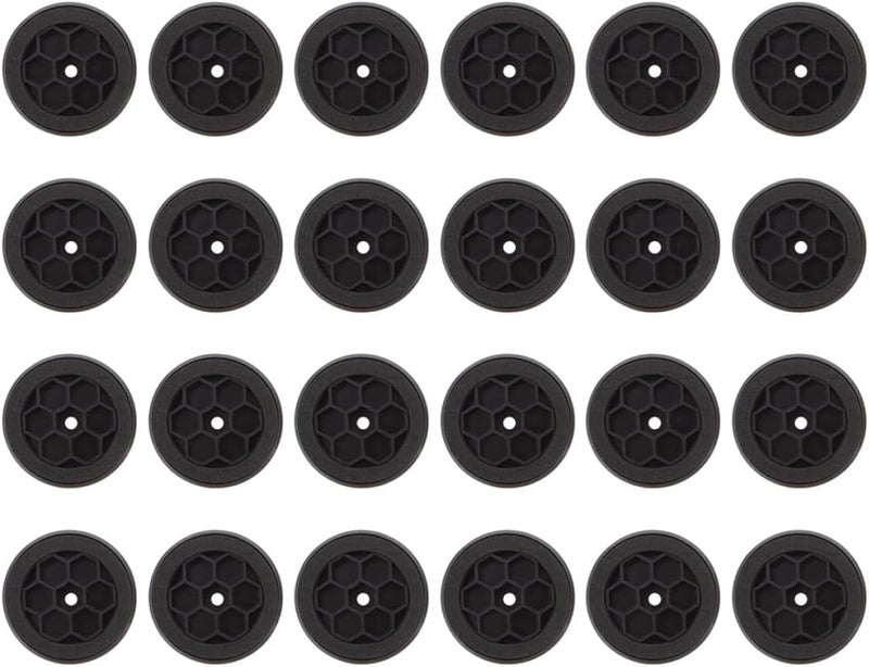 Kisangel 24pcs Amplifier Isolation Foot Pads with Anti-Vibration Function, 57x13mm Gold Plastic Chassis Feet for Home Audio Speaker and Amplifier Equipment - Image 1