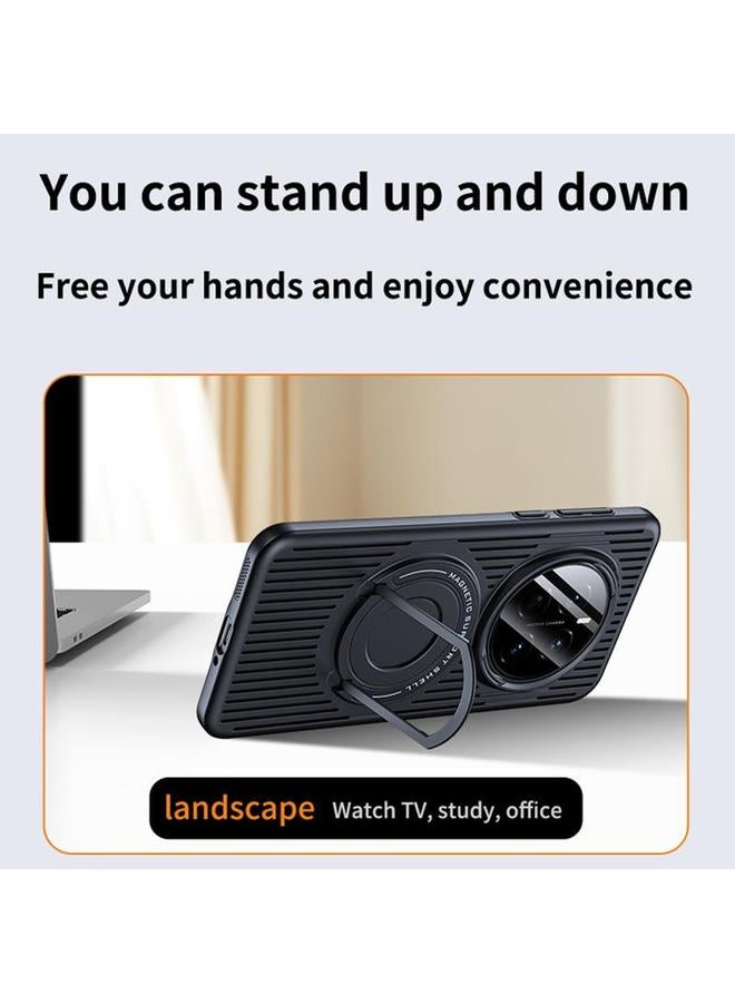 زبون جراب لهاتف Honor Magic7 Pro مزود بحلقة مغناطيسية مع حامل تبريد MagSafe لهاتف الكمبيوتر الشخصي - Image 5