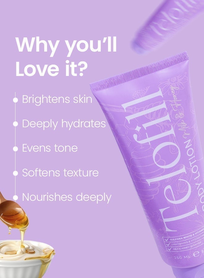 تيلوفيل Milk & Honey Body Lotion - Image 5